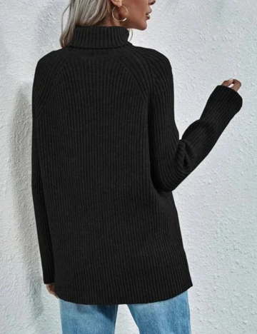 Pulover SHEIN, negru, M