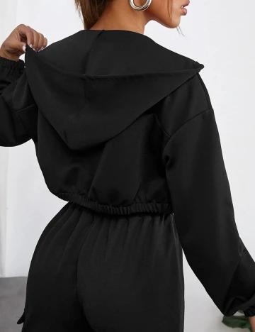 Hanorac SHEIN, negru, L