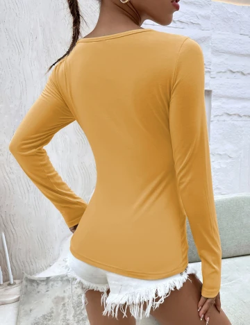 Bluza SHEIN, galben, S