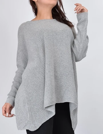 Bluza Oversize SHEIN, gri, M