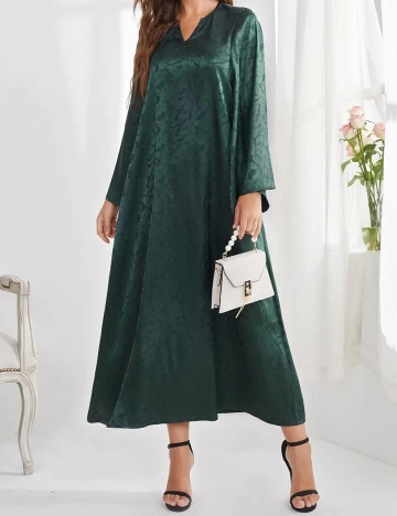Rochie lunga SHEIN, verde, S
