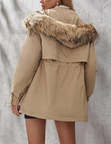 Geaca SHEIN, crem, M