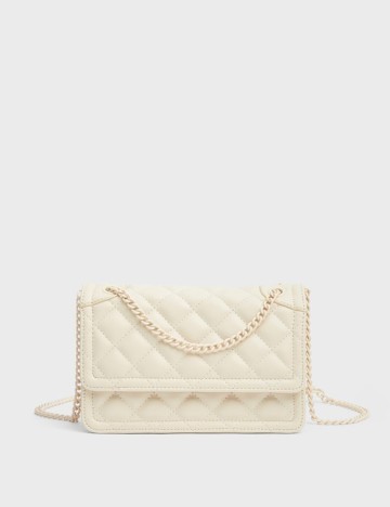 Geanta Stradivarius, crem