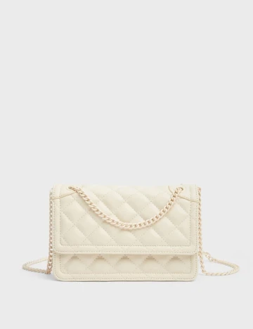 Geanta Stradivarius, crem