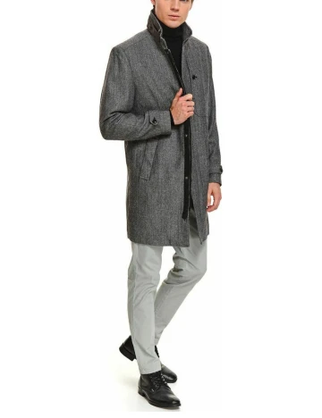 Palton Top Secret, gri, XL Gri