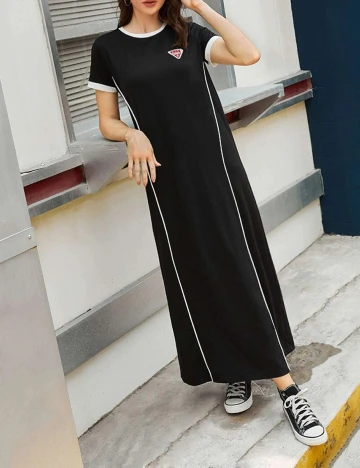 Rochie lunga SHEIN, negru, M Negru