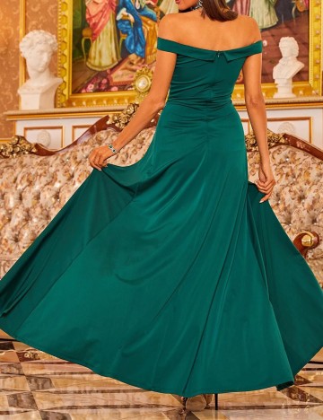 Rochie lunga Miss ord, verde, S