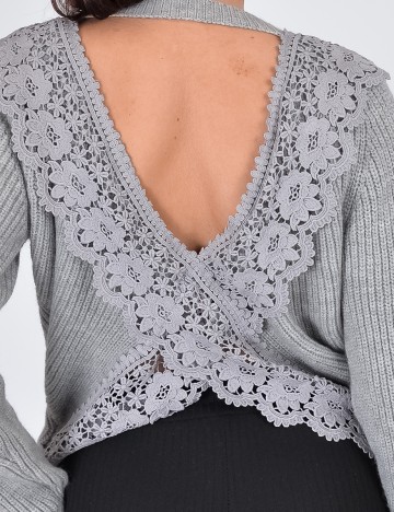 Pulover SHEIN, gri, XS