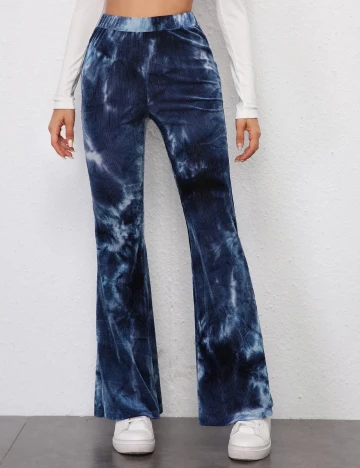 Pantaloni SHEIN, albastru, S