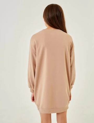 Bluza Oversize Shein Kids, maro deschis, 11-12 ANI