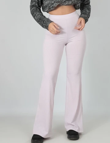 Pantaloni SHEIN, roz, XS