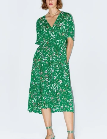 Rochie Zara, verde, XS