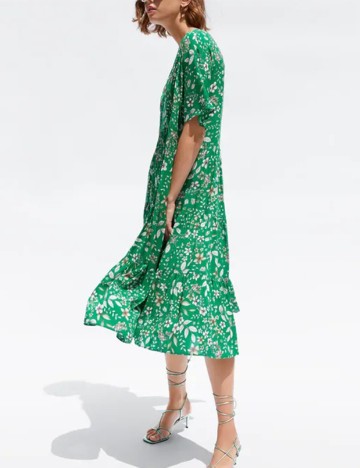 Rochie Zara, verde, XS