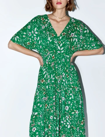 Rochie Zara, verde, XS