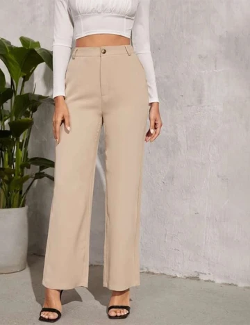 Pantaloni SHEIN, bej, XS