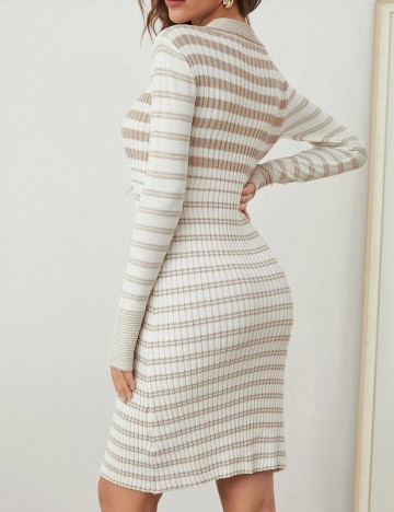 Rochie scurta SHEIN, crem, M