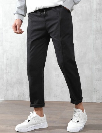 Pantaloni SHEIN, negru, M