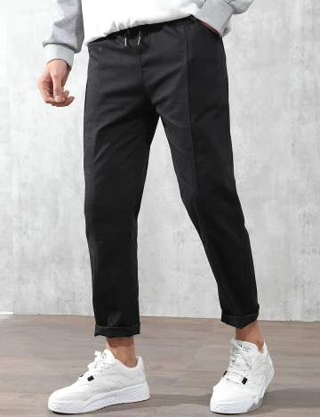 Pantaloni SHEIN, negru, M Negru