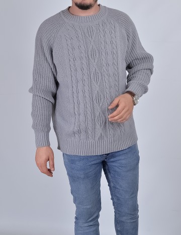 Pulover SHEIN, gri, XXL