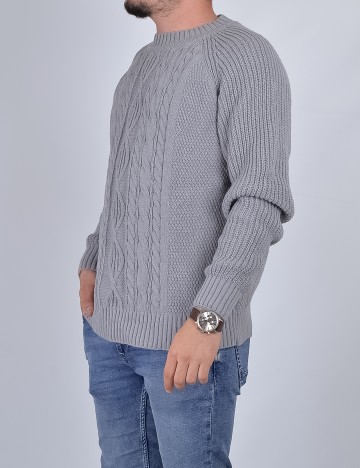 Pulover SHEIN, gri, XXL