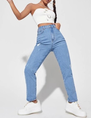 Blugi SHEIN, albastru, S