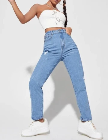 Blugi SHEIN, albastru, S Albastru