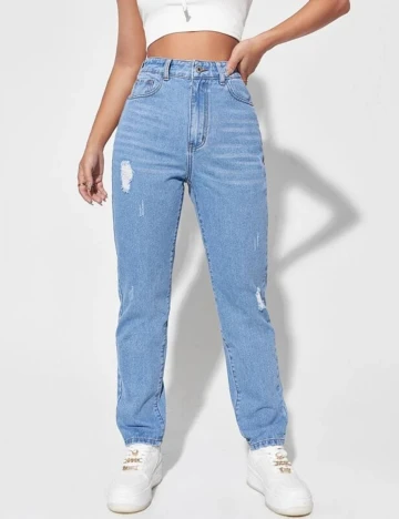 Blugi SHEIN, albastru, S Albastru