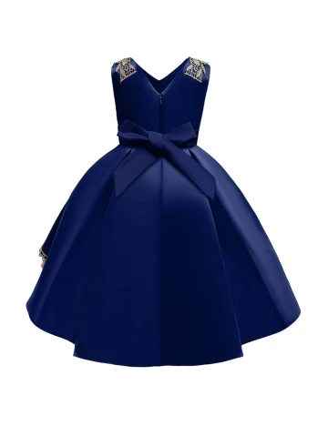Rochie scurta Shein Kids, bleumarin, 11-12 ANI