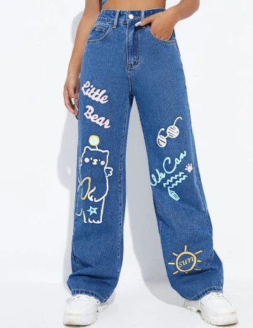 Blugi SHEIN, albastru, L