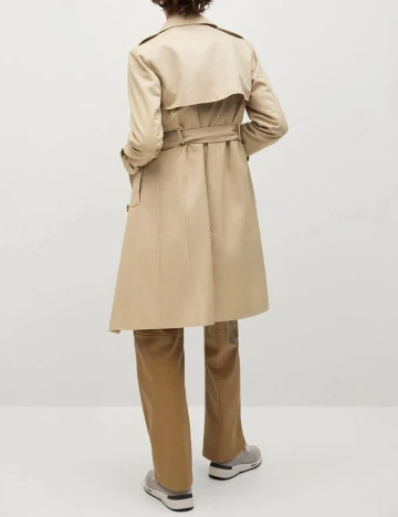 Trench Mango, crem Crem