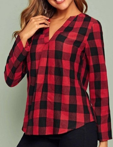 Bluza SHEIN, rosu, L