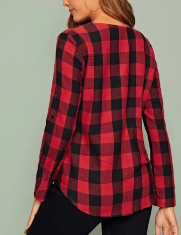 Bluza SHEIN, rosu, L Rosu