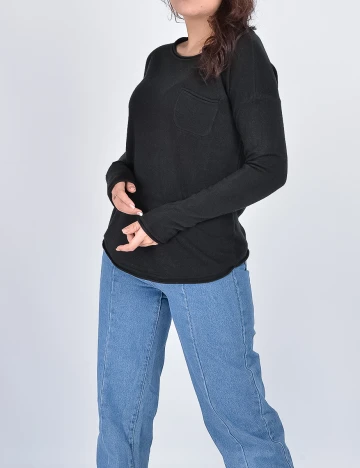 Bluza Sinsay, negru, XS