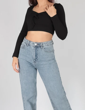 Top SHEIN, negru, XS Negru