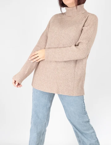 Pulover SHEIN, bej, XS Crem