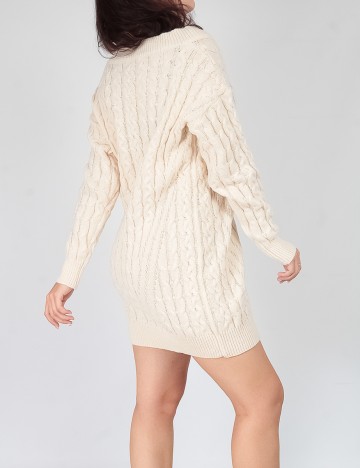 Rochie scurta SHEIN, crem, XS