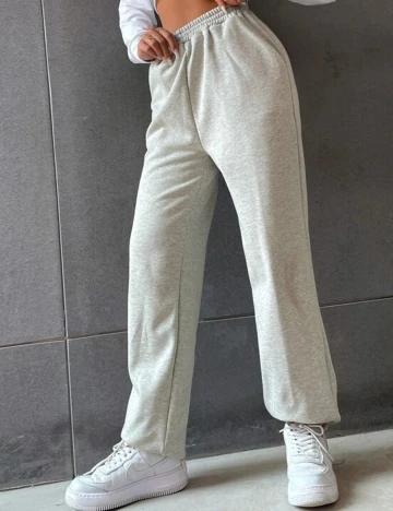 Pantaloni SHEIN, gri, S