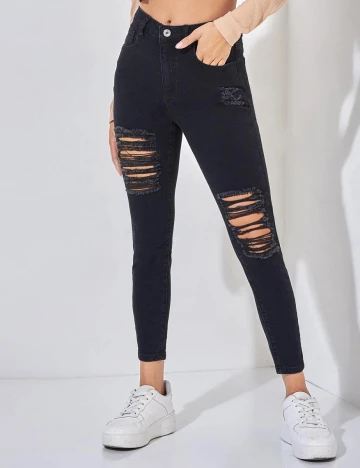 Blugi SHEIN, negru, XS Negru