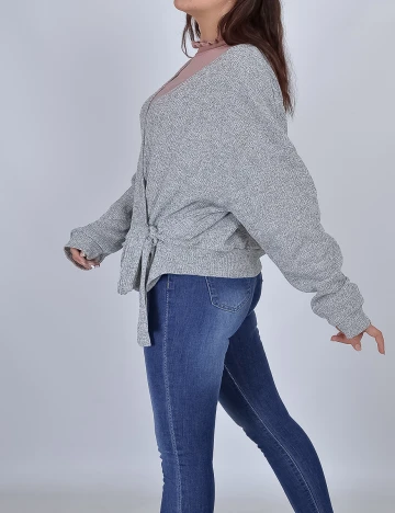 Cardigan SHEIN, gri, XL