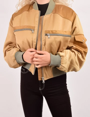 Geaca Zara, kaki, L Maro