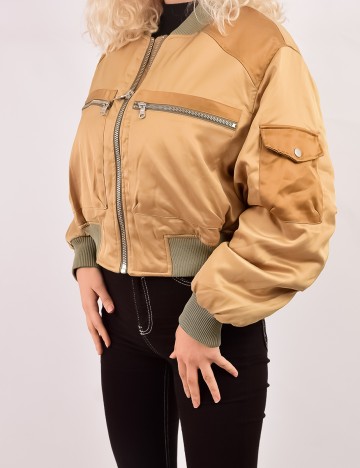 Geaca Zara, kaki, L