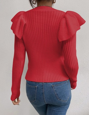 Bluza SHEIN, rosu, S